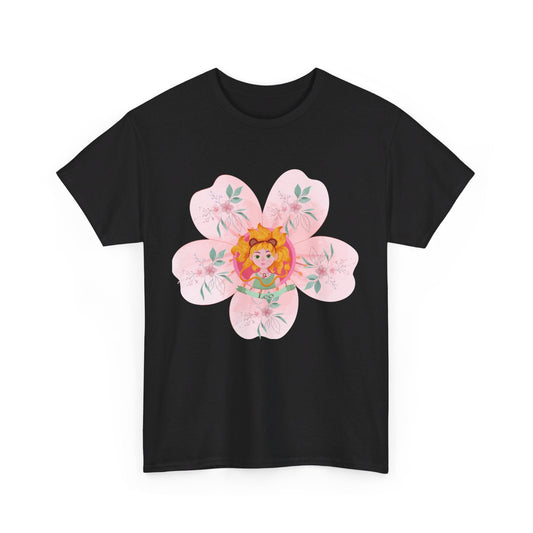 Leo zodiac cute girl cotton tee