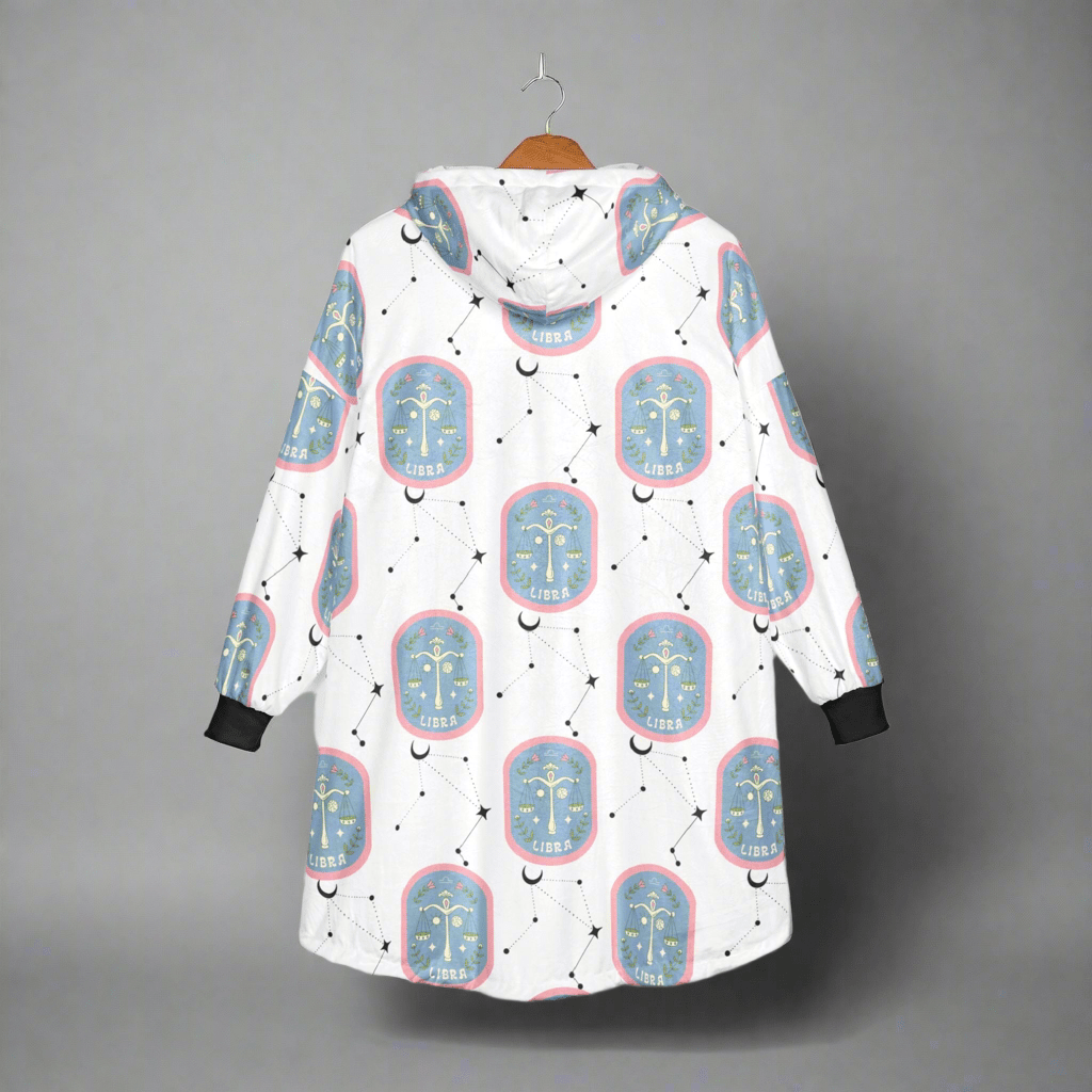 Libra Comfort Unisex Hooded Blanket | Cozy Throw for winterAll Over Prints
