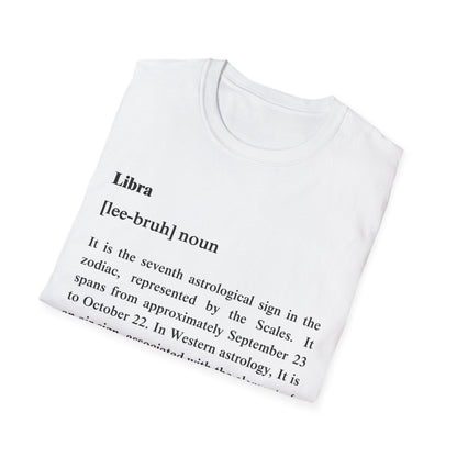 Libra Zodiac definition Cotton Shirt