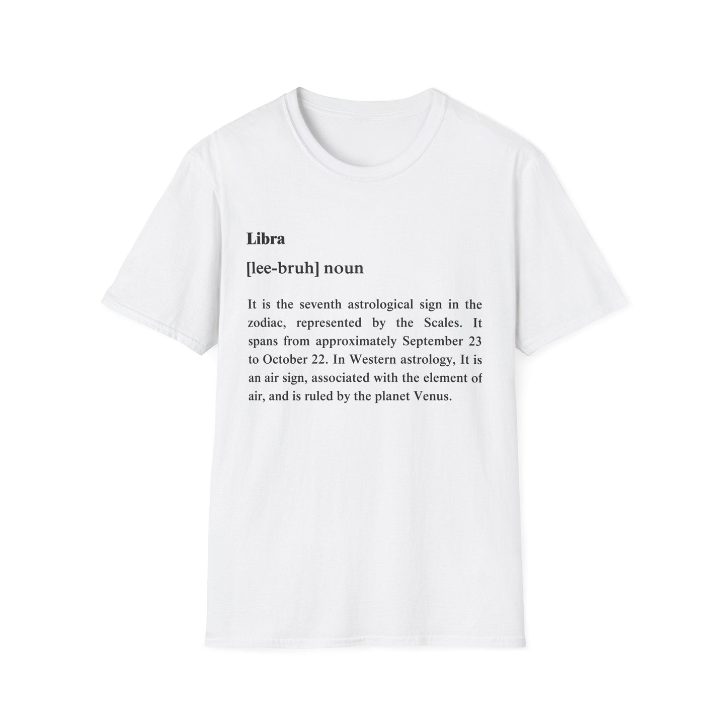 Libra Zodiac definition Cotton Shirt