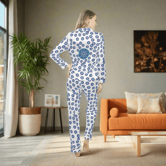 Mandala Evil Eye Customised women’s Pyjama SetAll Over Prints