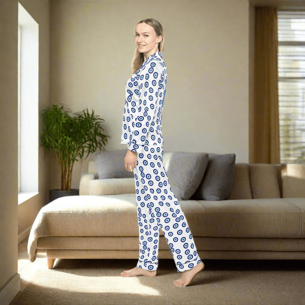 Mandala Evil Eye Customised women’s Pyjama SetAll Over Prints