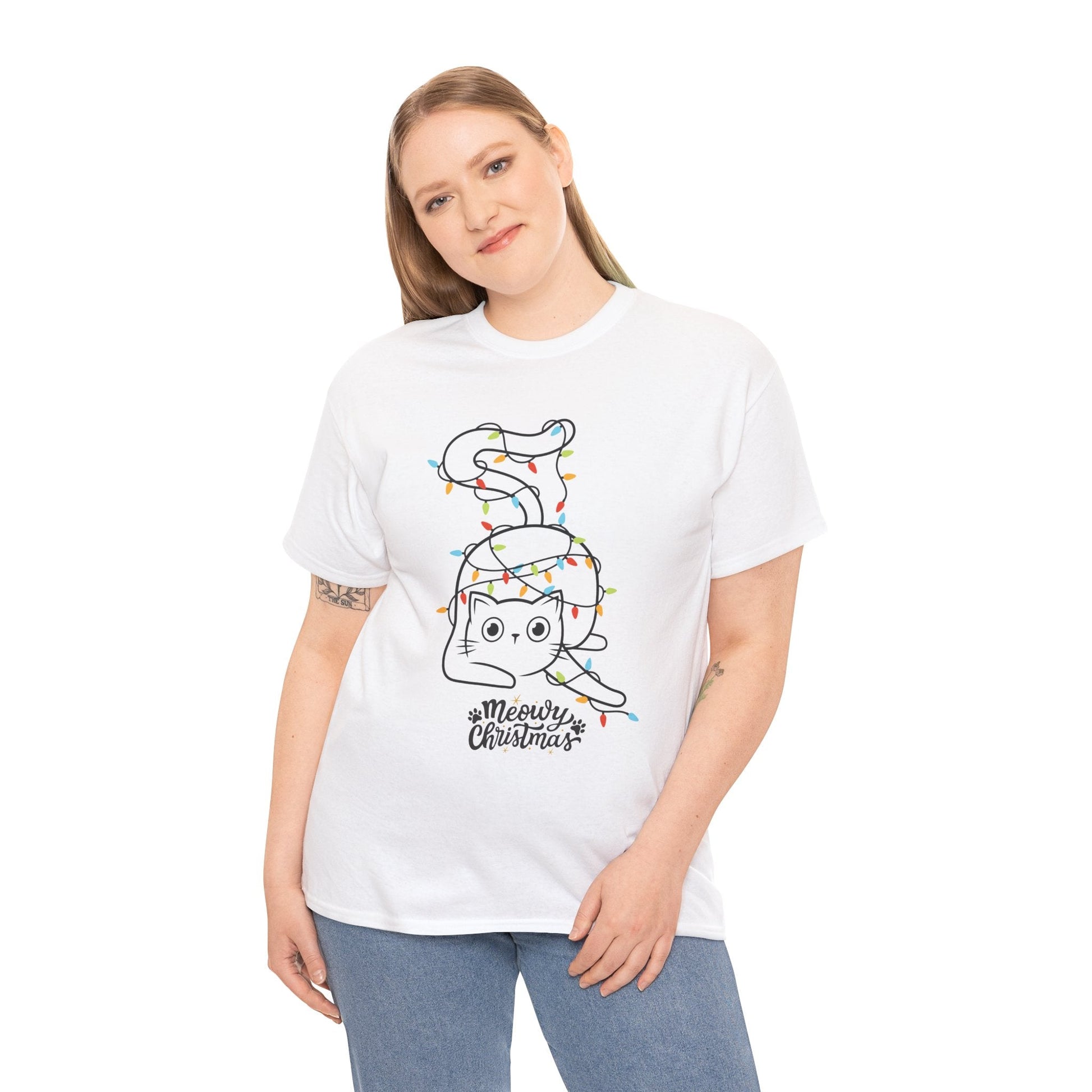 Meowy Christmas Cute CatT-Shirt