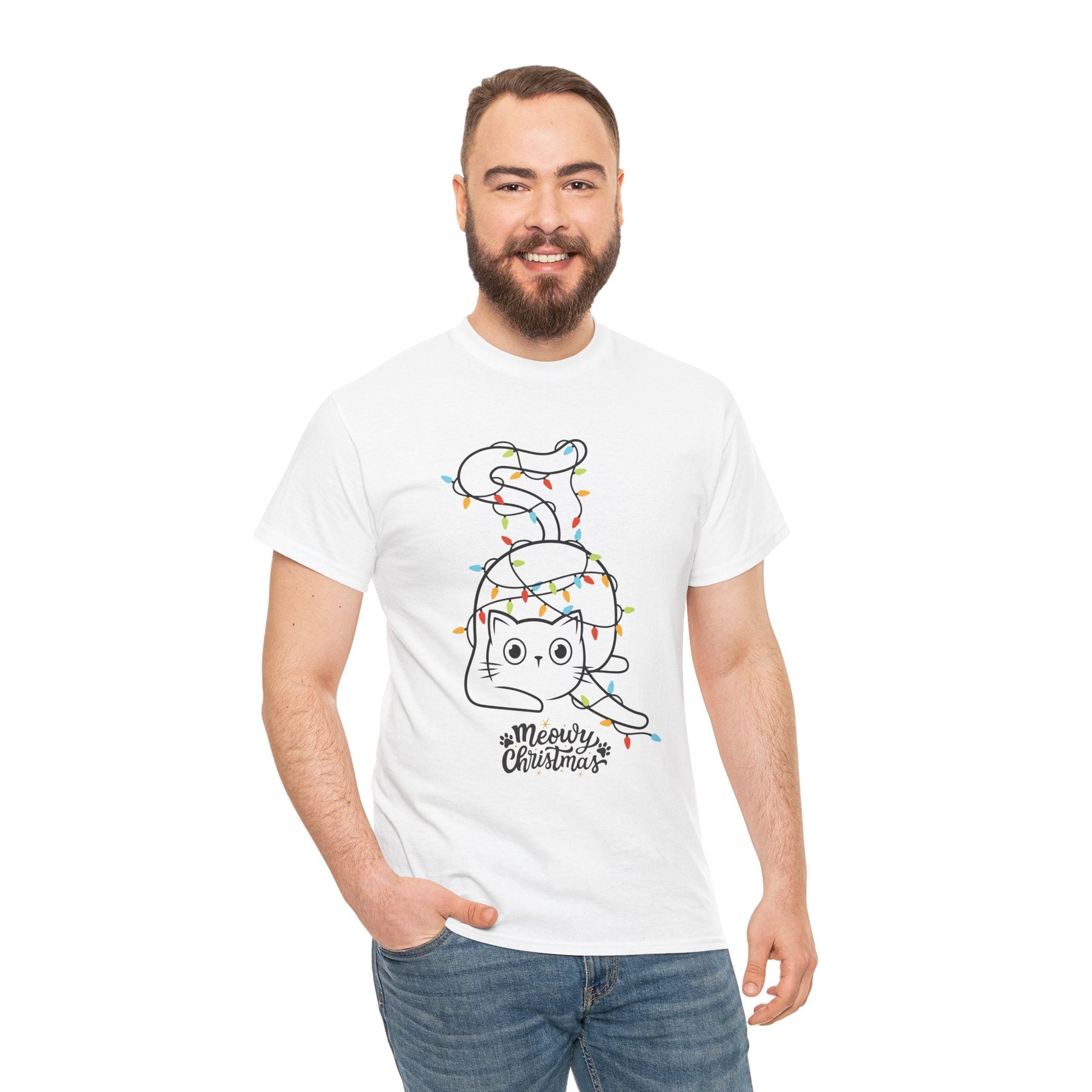 Meowy Christmas Cute CatT-Shirt