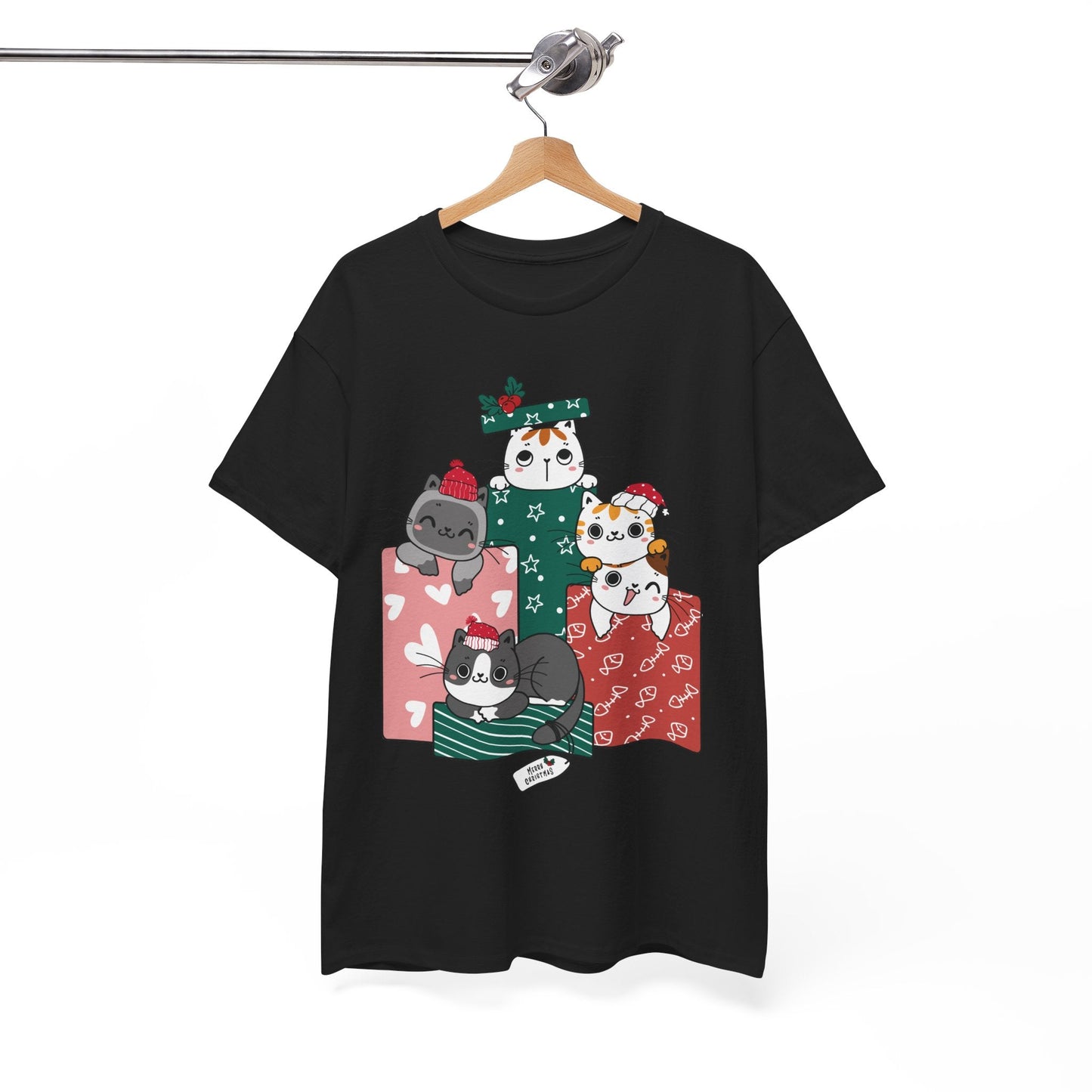 Merry Christmas Cats in Gift box ShirtT-Shirt