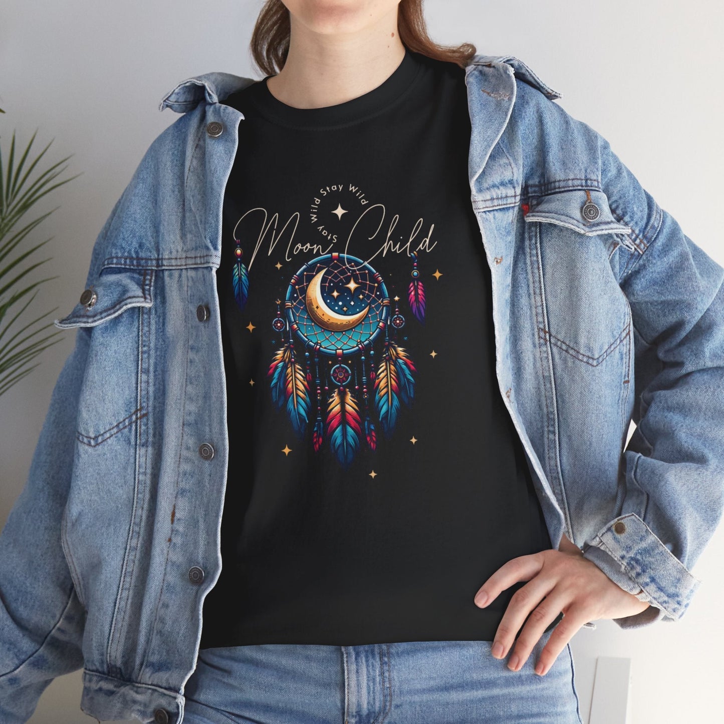 Moon child Graphic Cotton Tee