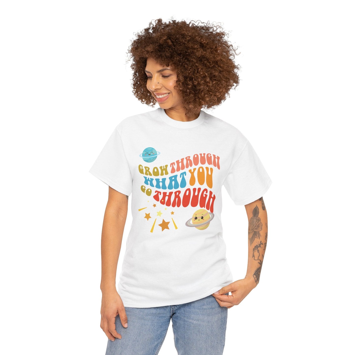 Motivational Tee - Grow Through what you go throughT-Shirt