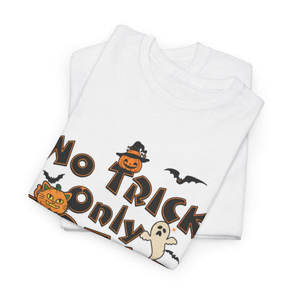 No trick only treat Halloween Graphic Tee