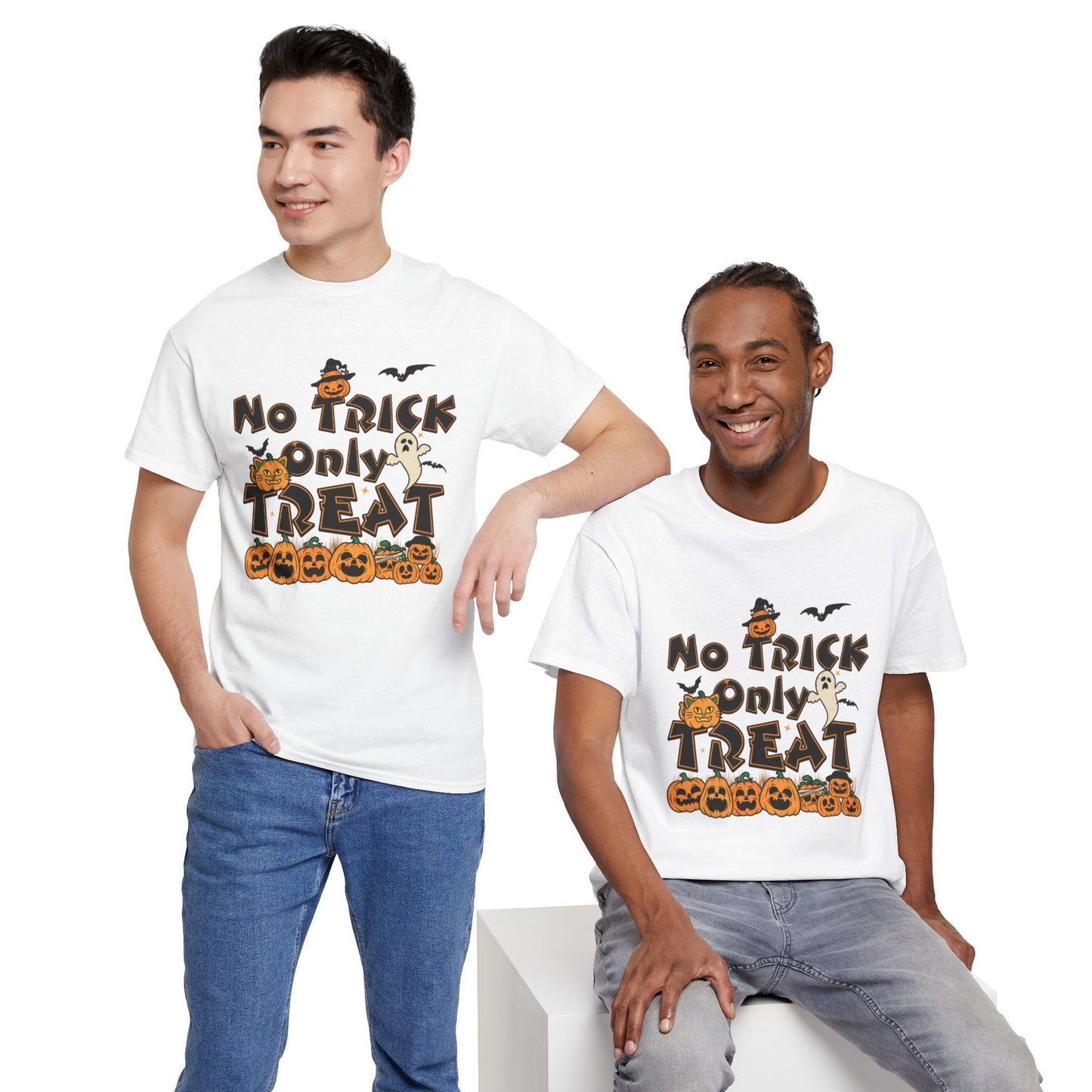 No trick only treat Halloween Graphic Tee