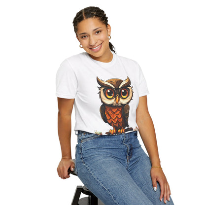 Owl Primal zodiac Unisex Garment-Dyed T-shirt