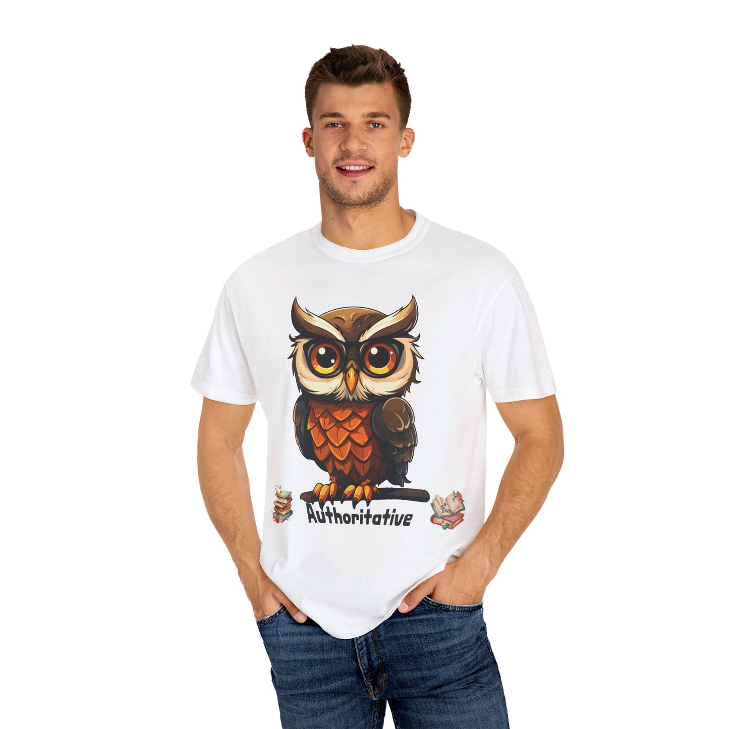 Owl Primal zodiac Unisex Garment-Dyed T-shirt