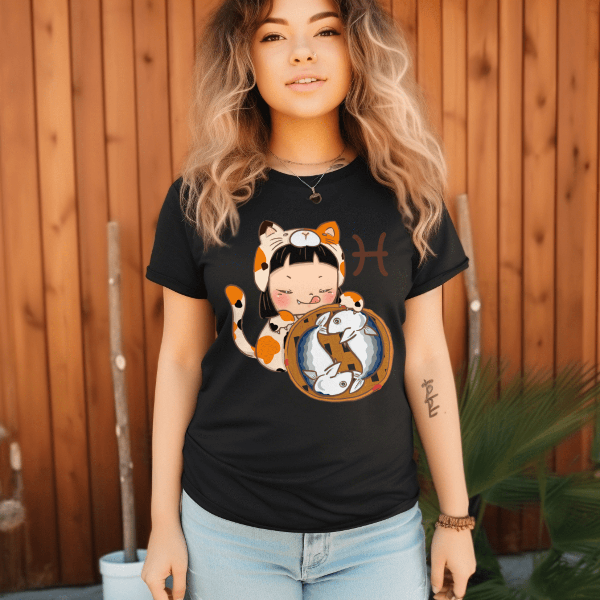 Pisces Cute Graphic T-shirtT-Shirt