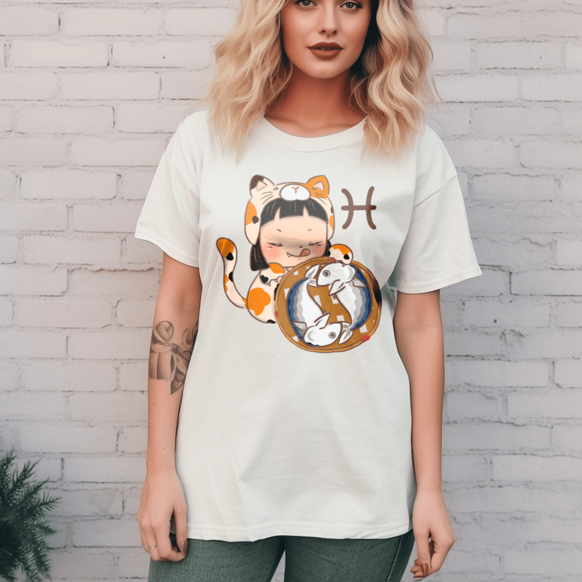 Pisces Cute Graphic T-shirtT-Shirt