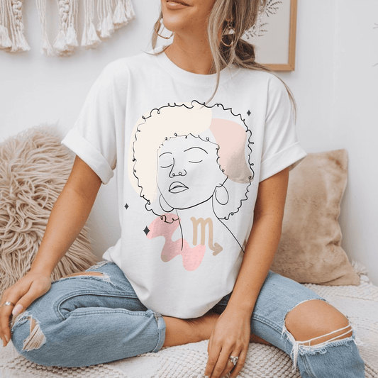 Scorpio Stylish Boho Astrology Zodiac TShirtT-Shirt