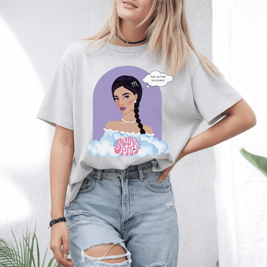 Scorpio women comic zodiac art TshirtT-Shirt