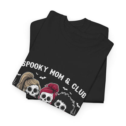 Spooky Mom Club Tee - Halloween Shirt for Caffeine LoversT-Shirt