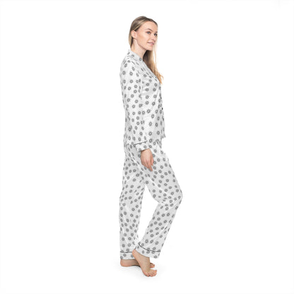 Sun pattern Satin customised Pyjamas setAll Over Prints