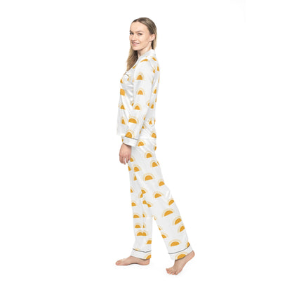 Sun Raise pattern Satin customised Pyjamas setAll Over Prints