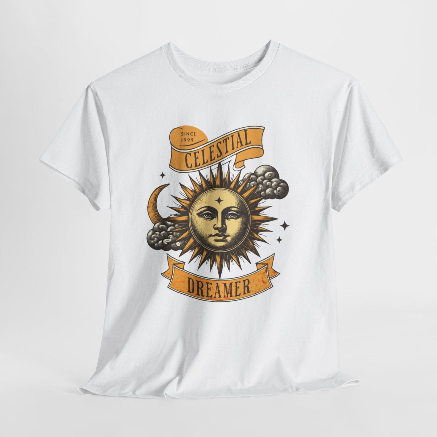 Sun with cloud Graphic Cotton Tee