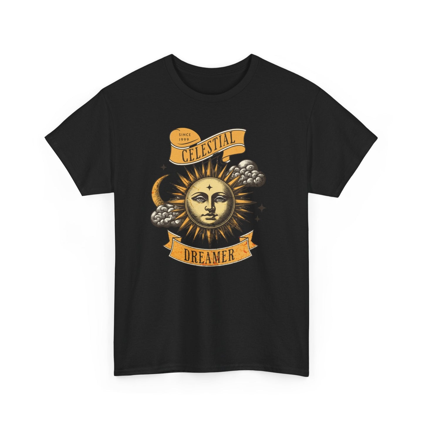 Sun with cloud Graphic Cotton Tee