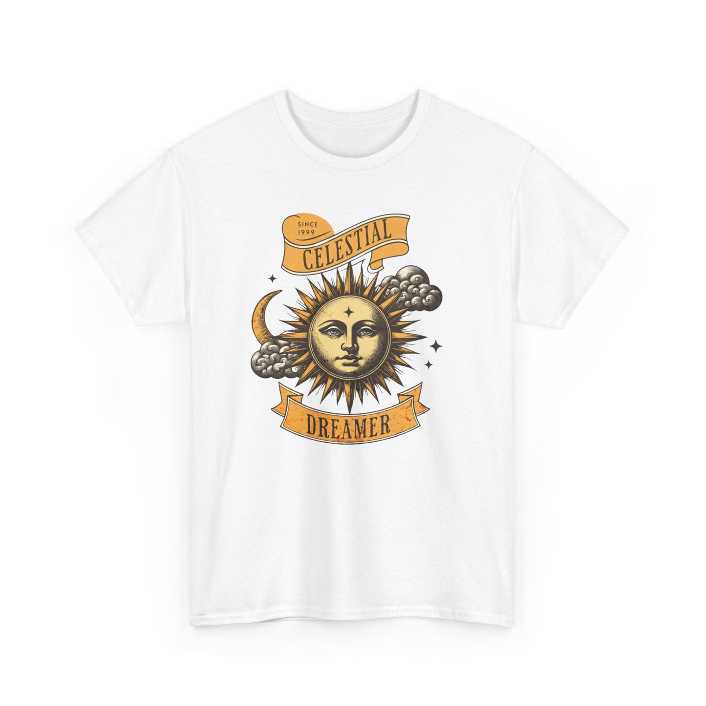 Sun with cloud Graphic Cotton Tee