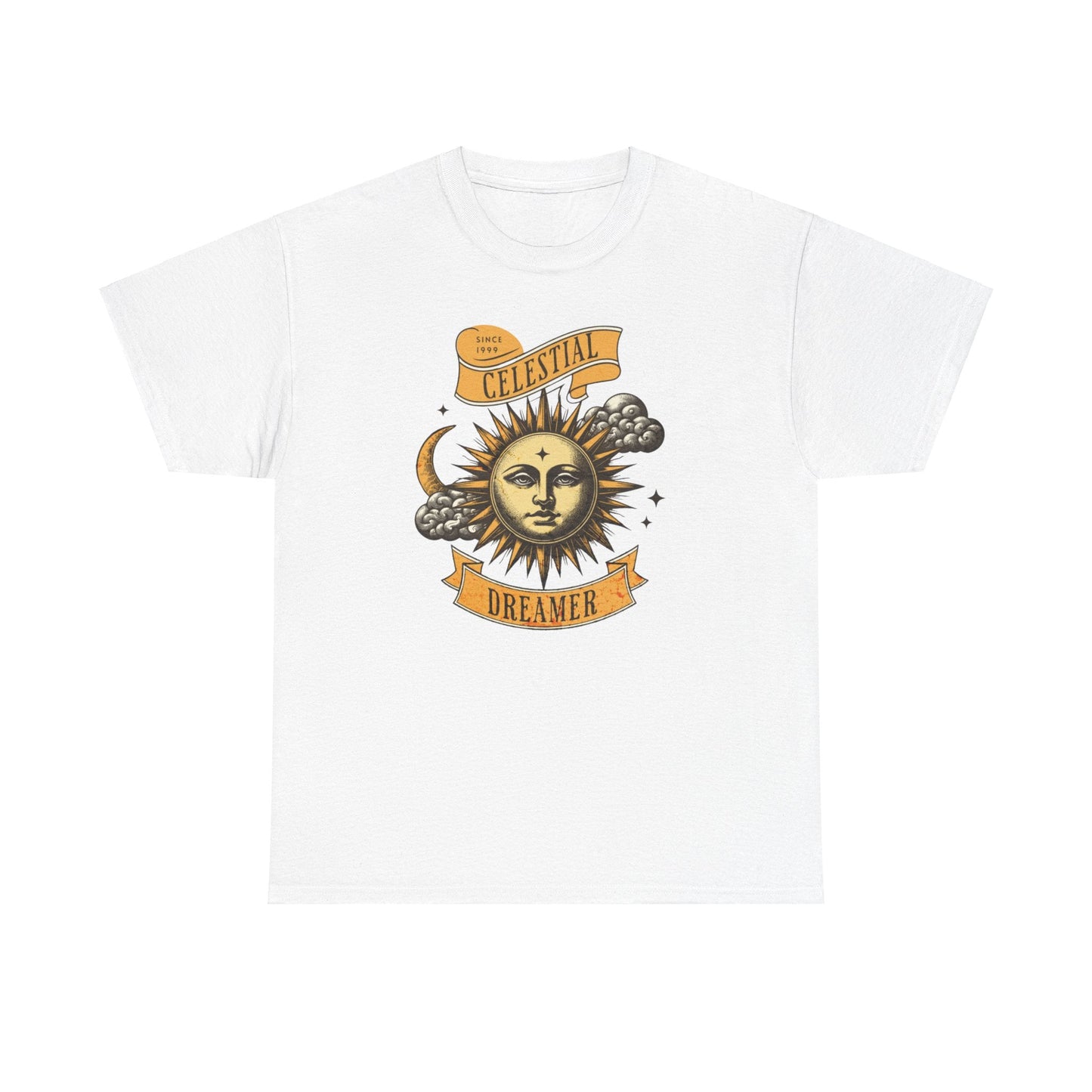 Sun with cloud Graphic Cotton Tee