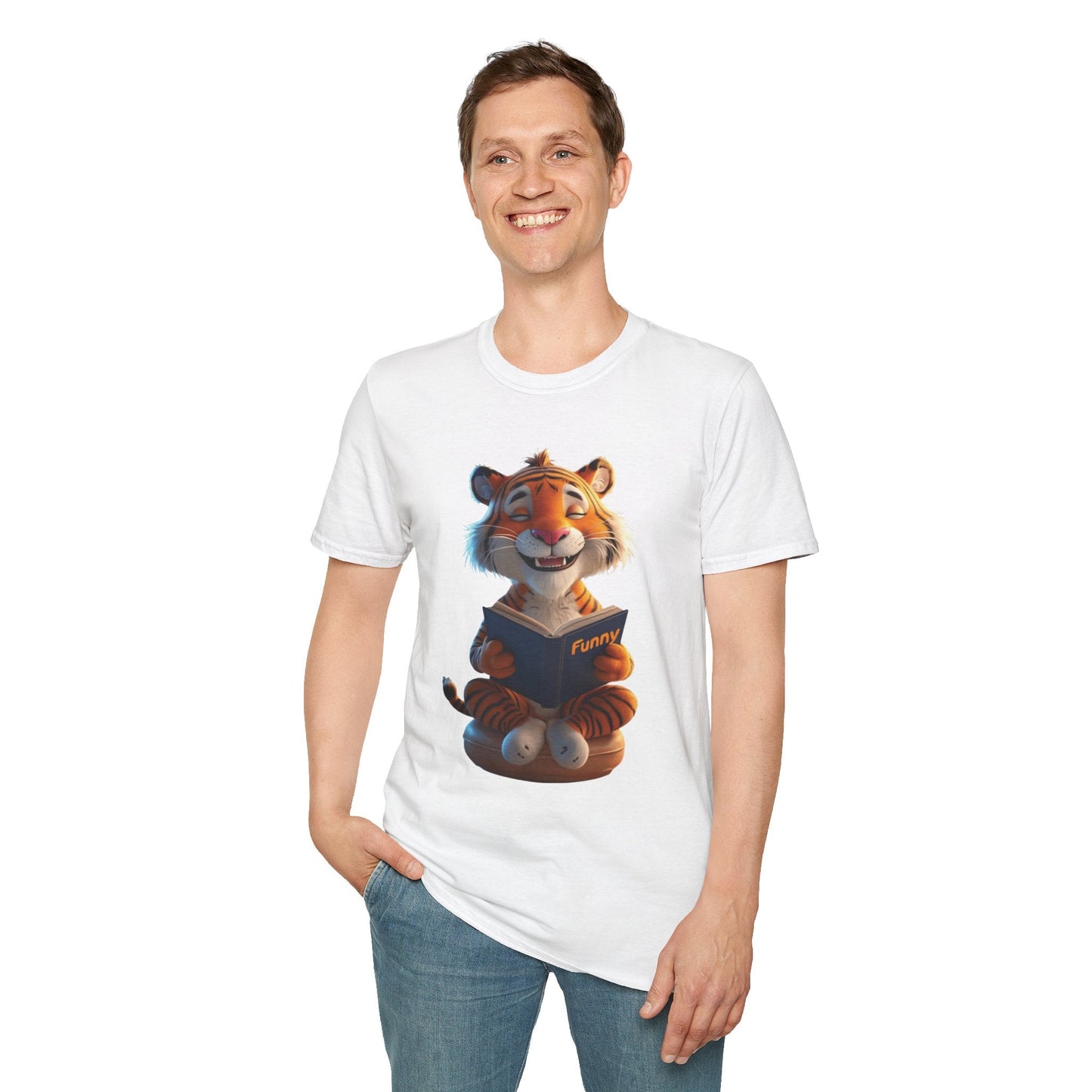 Tiger Book Lover T-Shirt