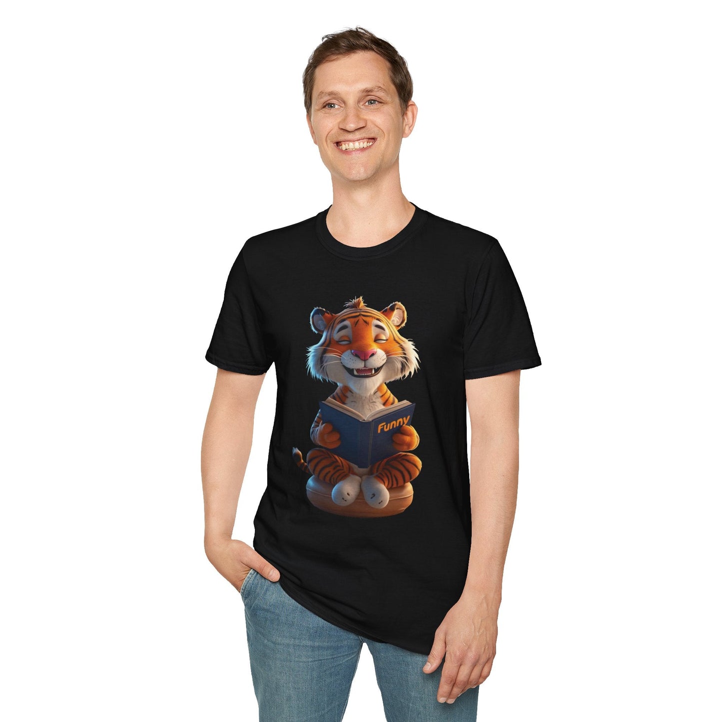 Tiger Book Lover T-Shirt