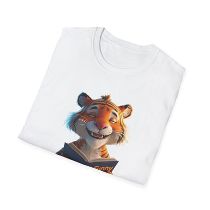 Tiger Book Lover T-Shirt