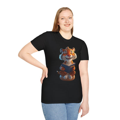 Tiger Book Lover T-Shirt