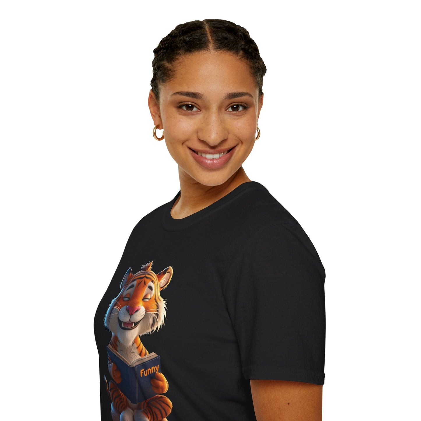 Tiger Book Lover T-Shirt