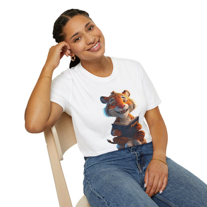 Tiger Book Lover T-Shirt