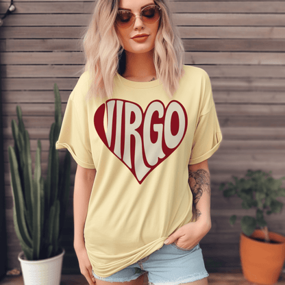Virgo Heart Zodiac T-ShirtT-Shirt