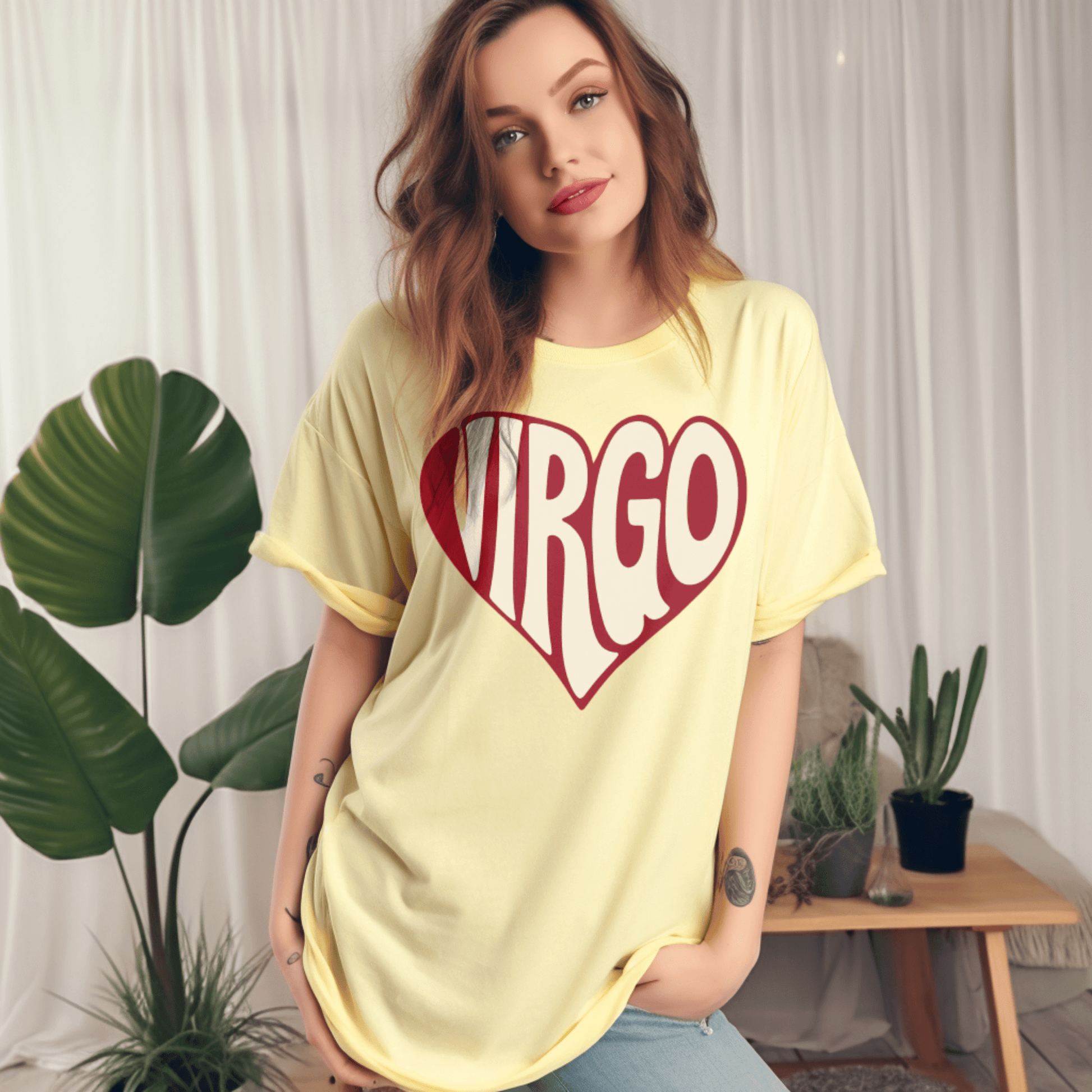 Virgo Heart Zodiac T-ShirtT-Shirt