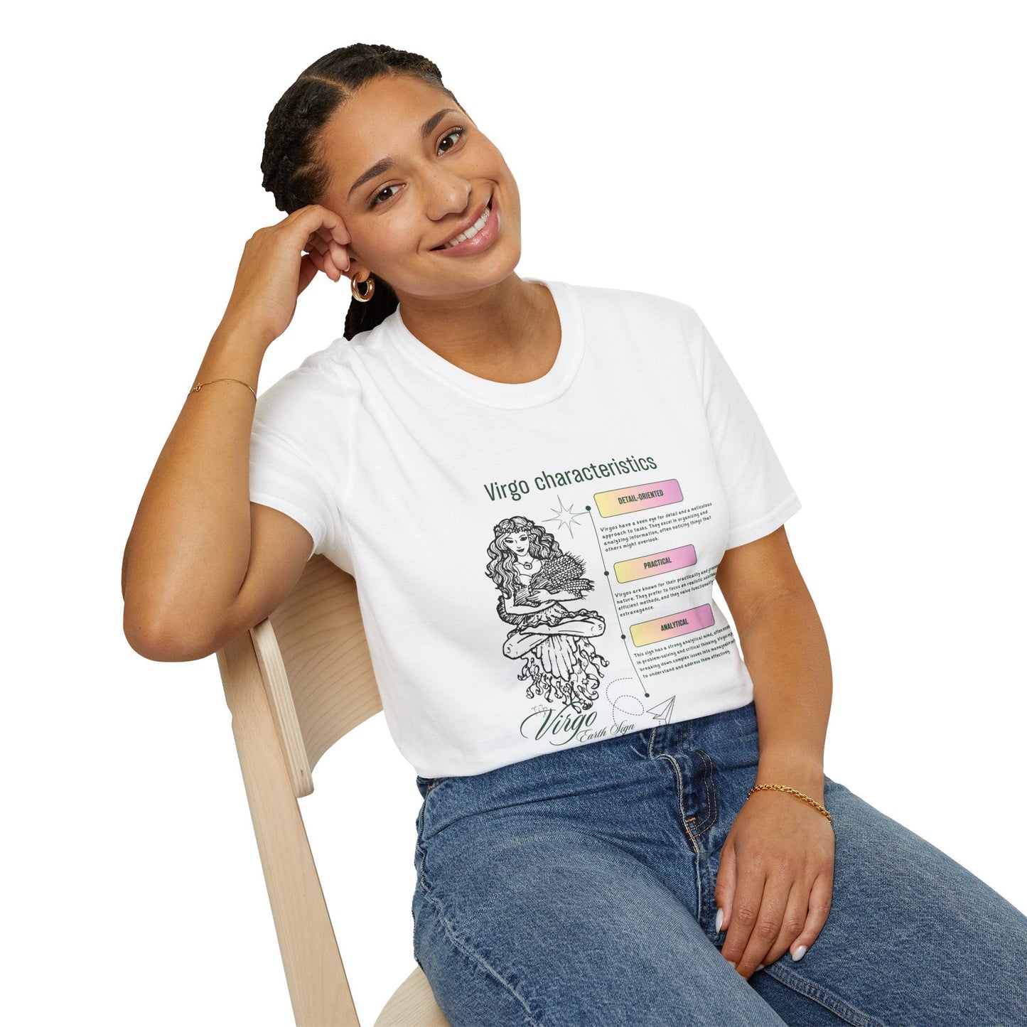 Virgo Zodiac characteristics Graphic T-Shirt