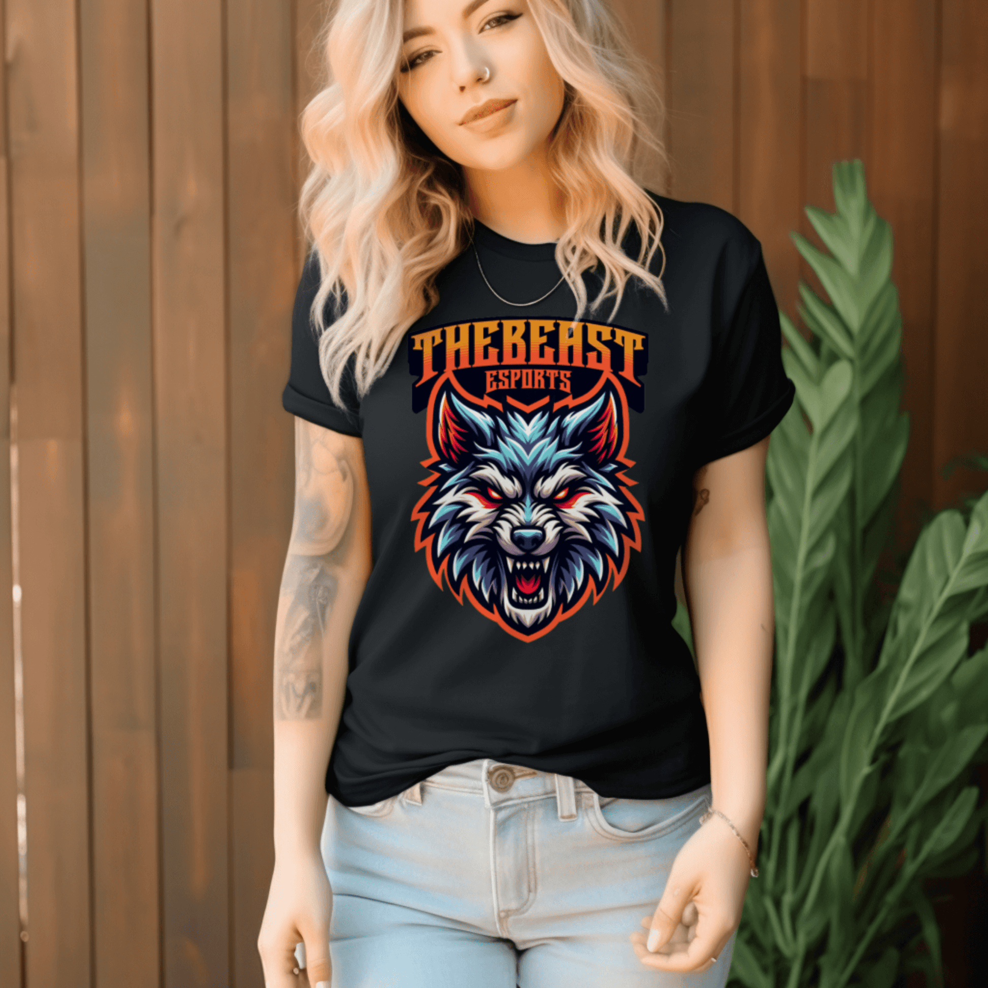 Wolf the beats graphic zodiac Unisex T-shirtT-Shirt