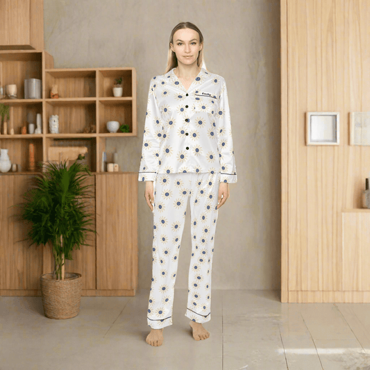 Women’s personalised Pajama Set with Evil Eye Sun SymbolAll Over Prints